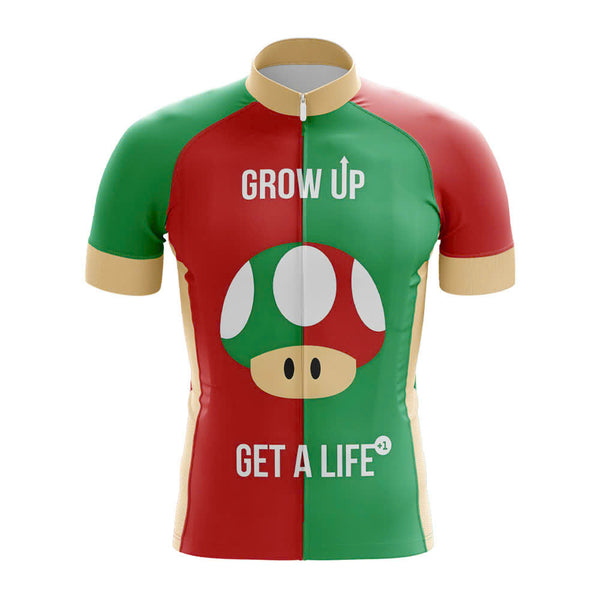 Grow Up, Get a Life Cycling Jersey super mario