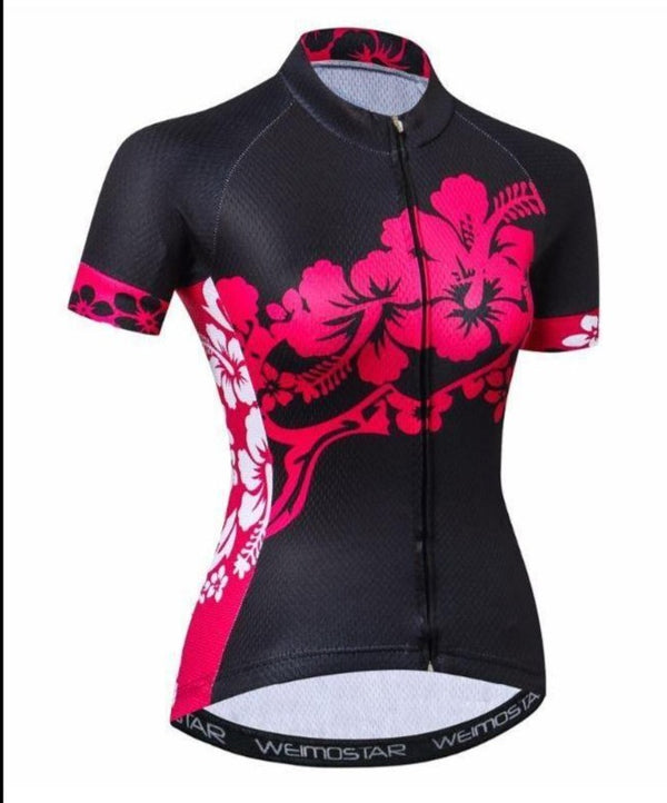 hibiscus cycling jersey woman