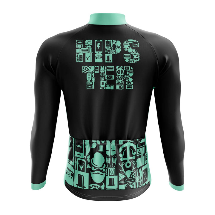 Hipster Long Sleeve Cycling Jersey
