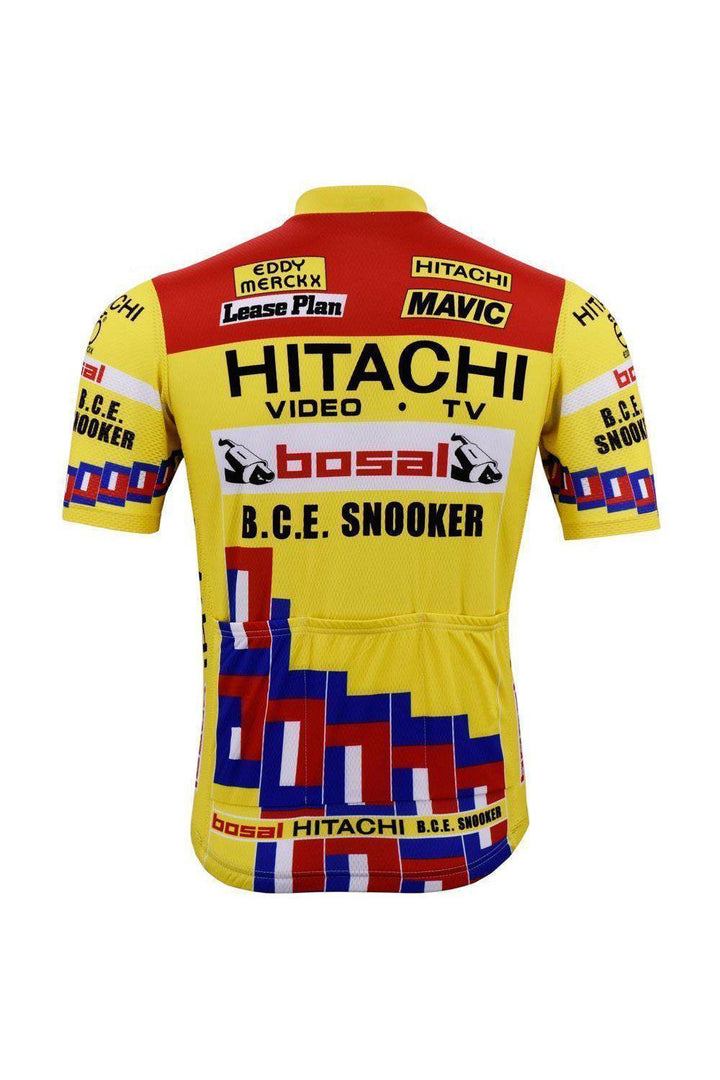 Hitachi Retro Cycling Jersey - Cycling Jersey