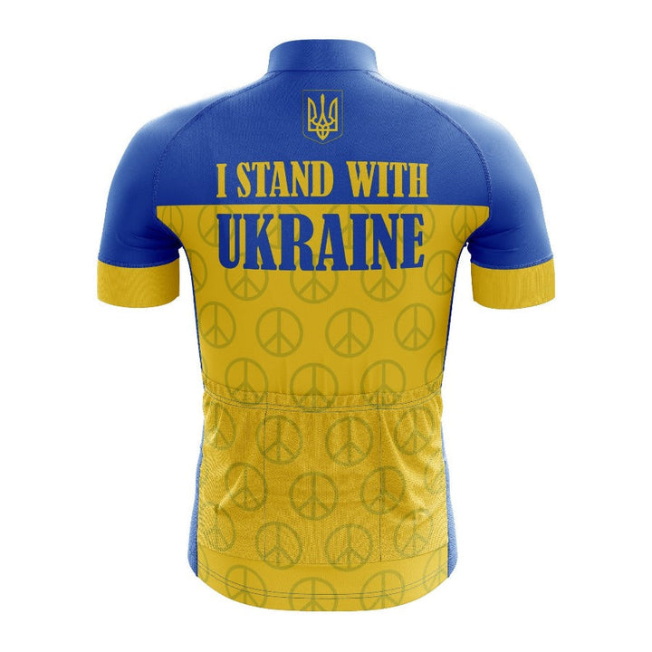 i stand with ukraine cycling jersey