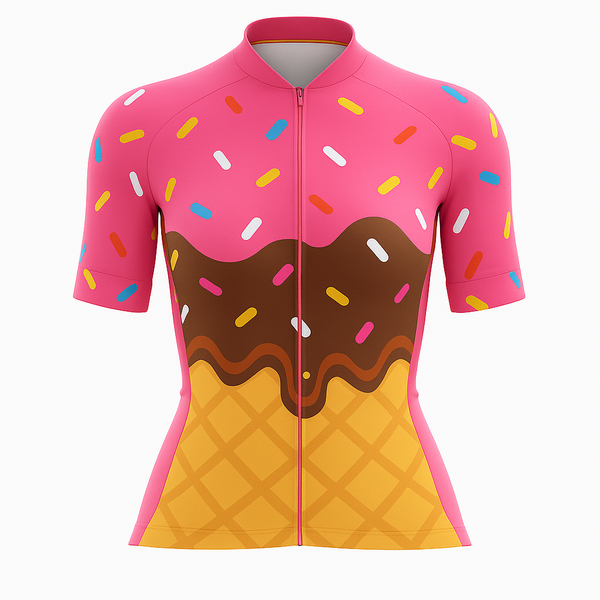 Ice Cream Cone Womens Cycling Jersey