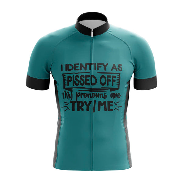 Identify as Pissed Off Cycling Jersey