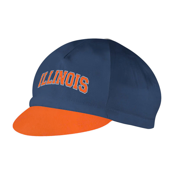 Illinois Cycling Cap blue