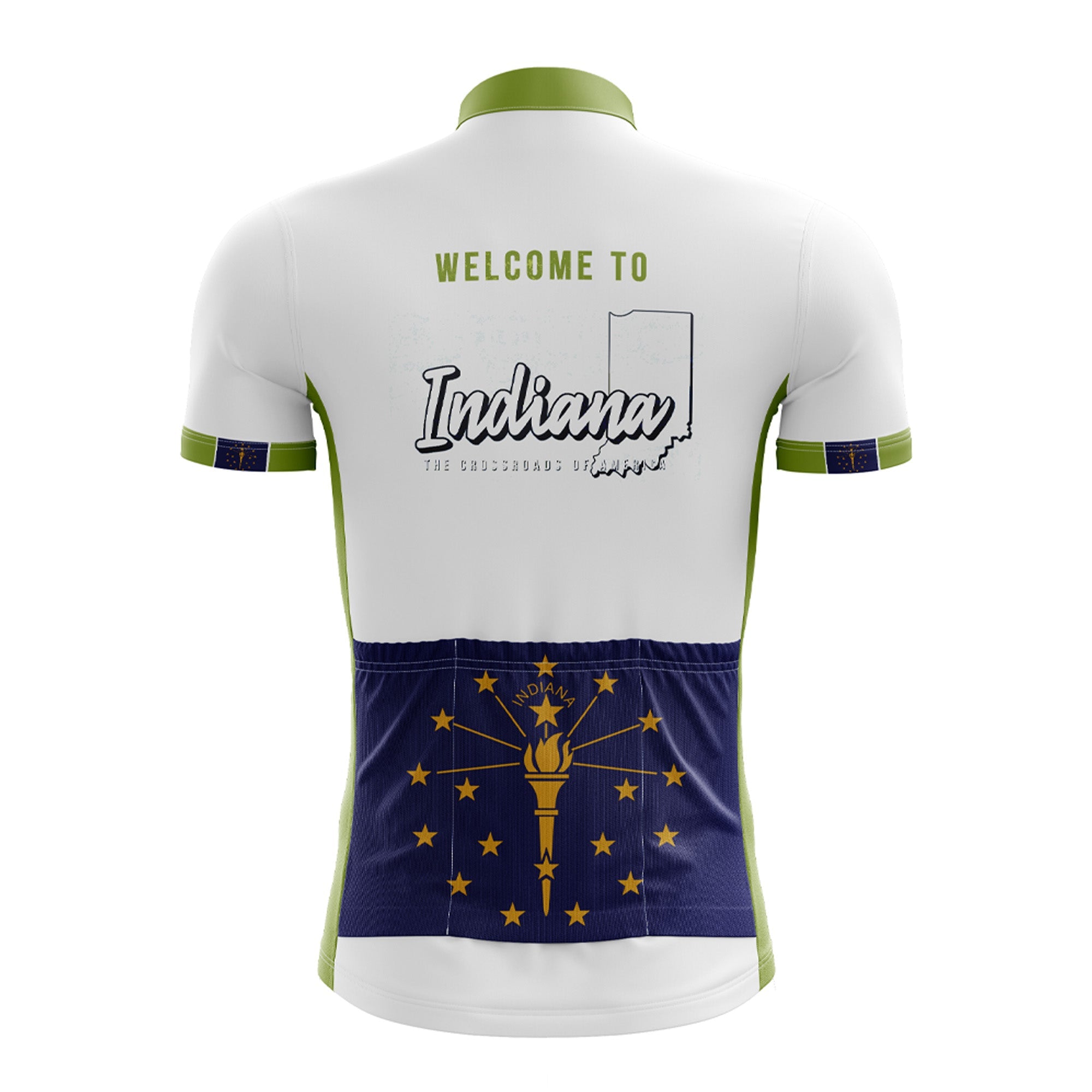 Indiana Cycling Jersey USA States Cycling Jerseys Cool Dude Cycling
