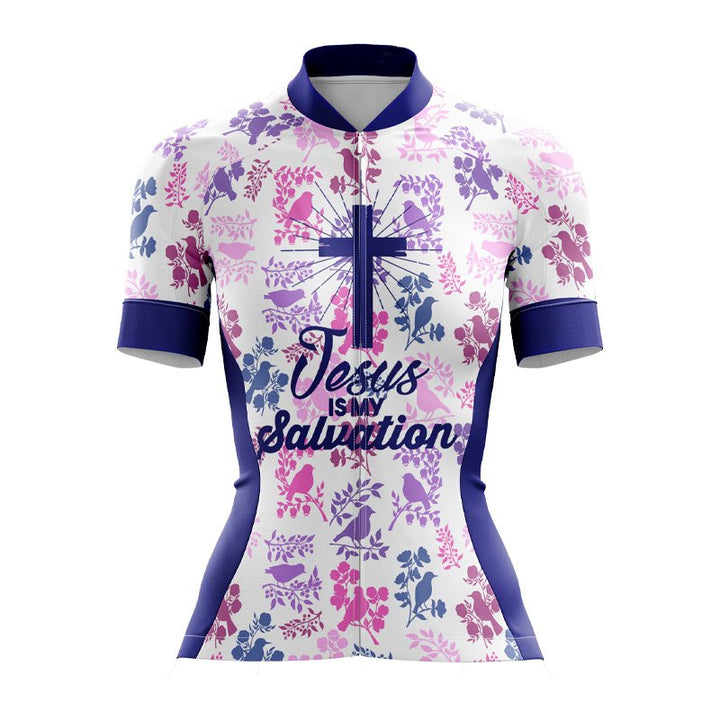 Jesus Is My Salvation Female Cycling Jersey