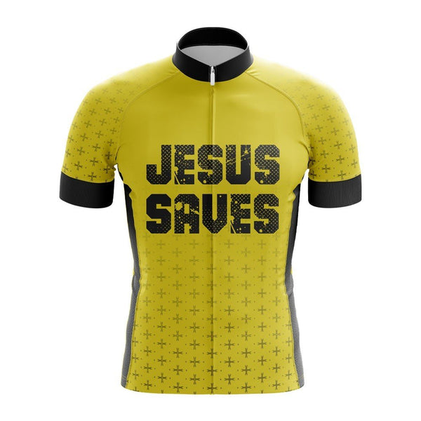 jesus saves cycling jersey