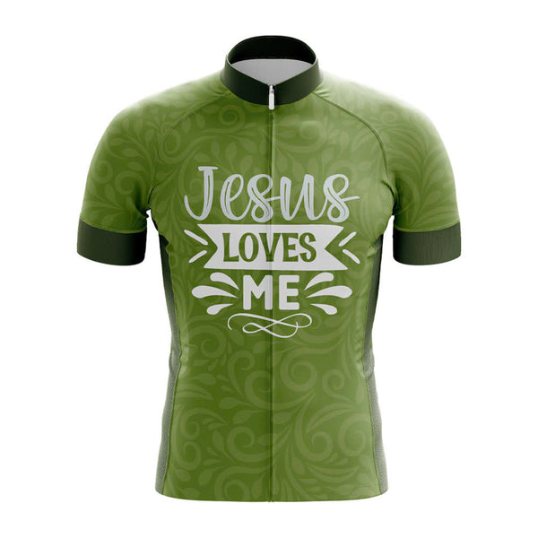 Jesus Loves Me Men's christian Cycling Jersey
