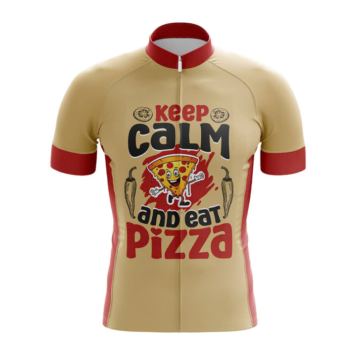 Keep Calm & Eat Pizza Cycling Jersey