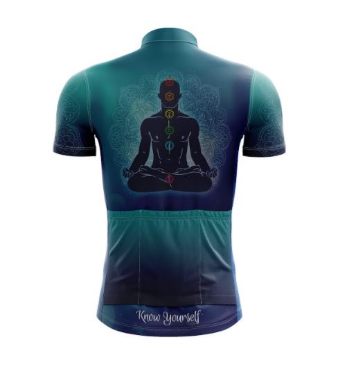 meditation mandala cycling jersey