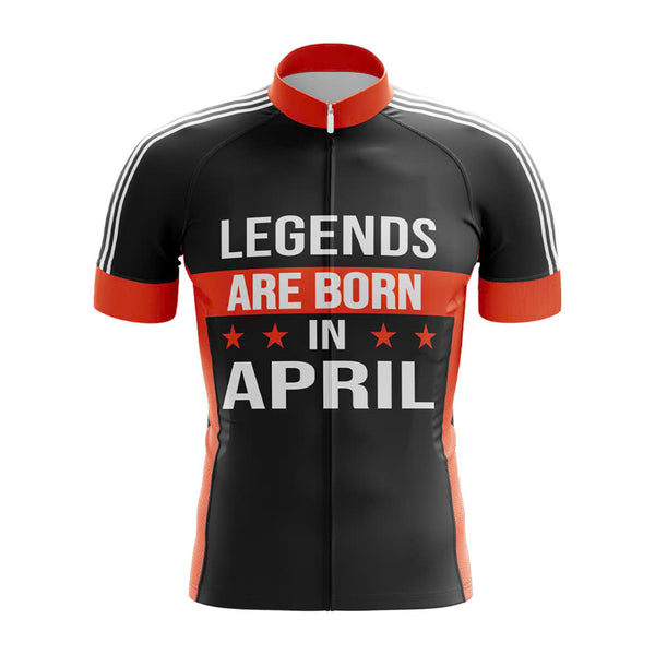 Legends Are Born in April Cycling Jersey