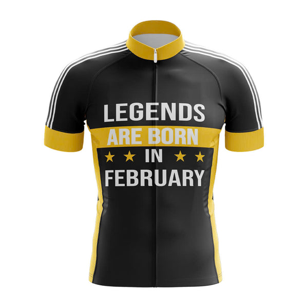 Legends Are Born in February Cycling Jersey