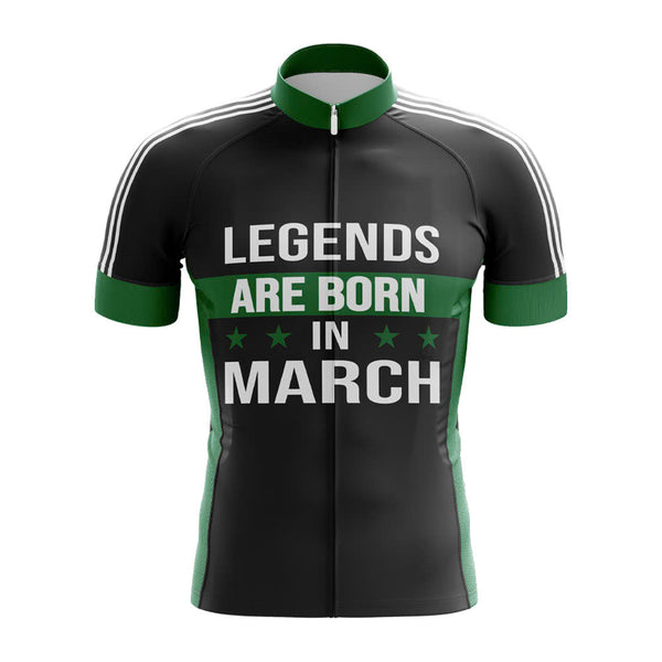 Legends Are Born in March Cycling Jersey