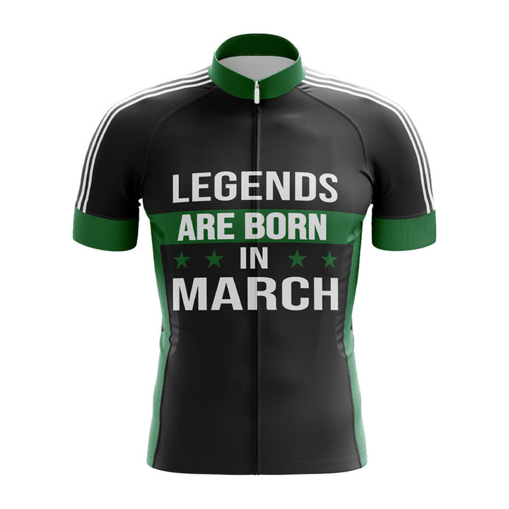 Legends Are Born in March Cycling Jersey