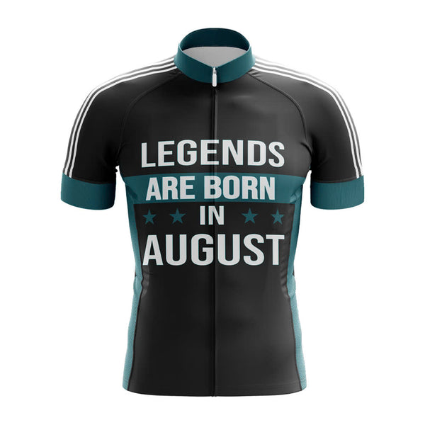 Legends are Born in August Cycling Jersey