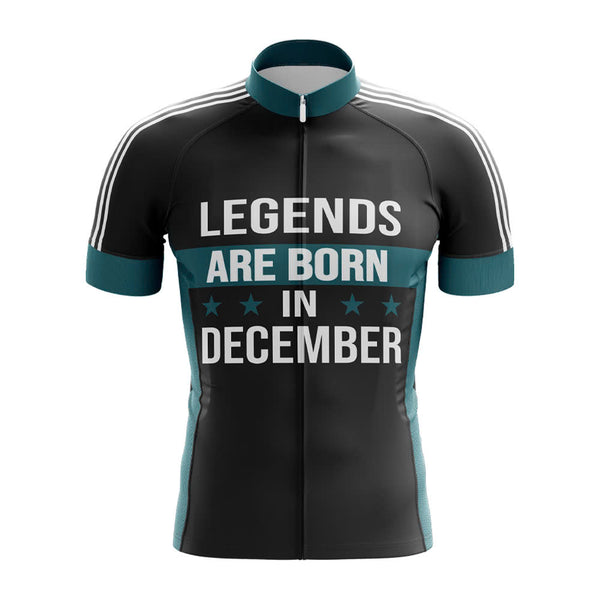 Legends are Born in December Cycling Jersey