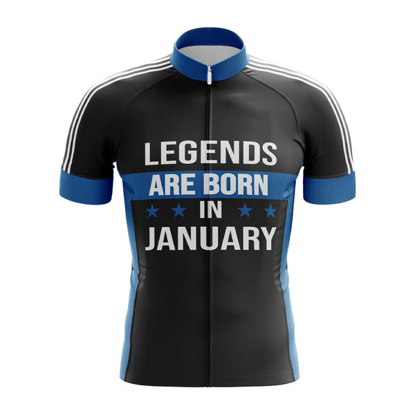 Legends are Born in January Cycling Jersey