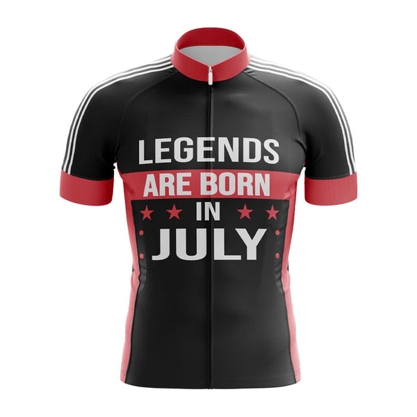 Legends are Born in July Cycling Jersey