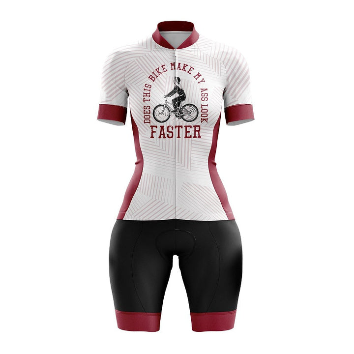 faster ass female cycling kit