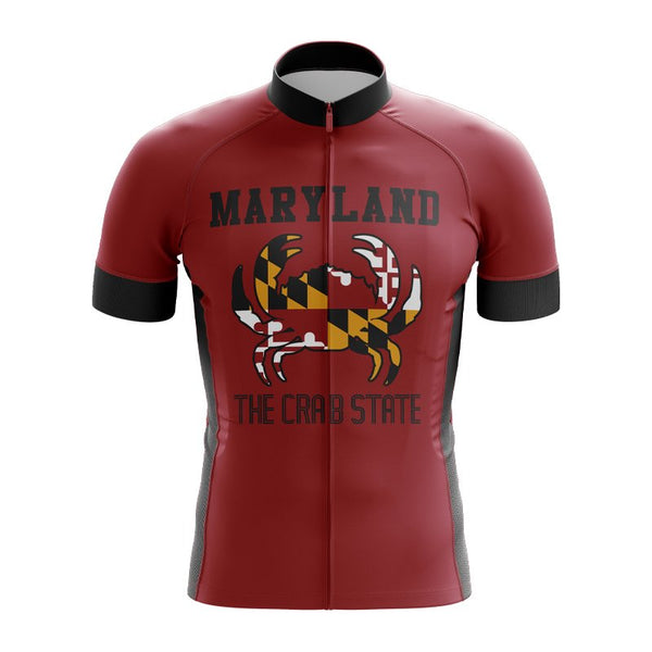 Maryland Crab Cycling Jersey red