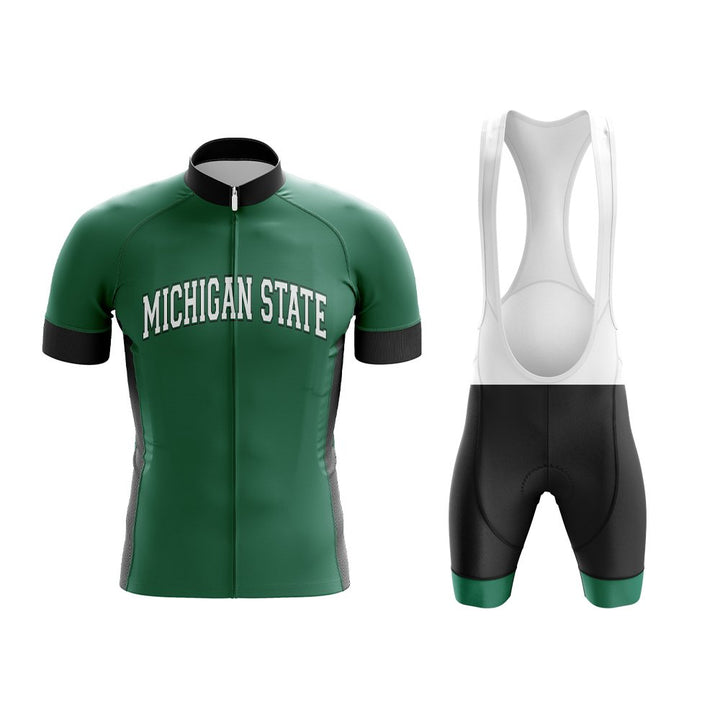 Michigan State Bicycle Jersey and Bib Shorts