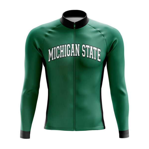 Michigan State Long Sleeve Cycling Jersey