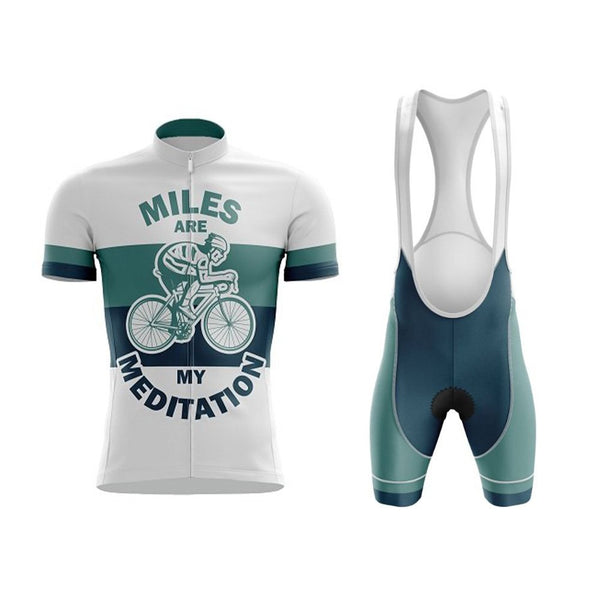 Miles Are My Meditation Cycling Set