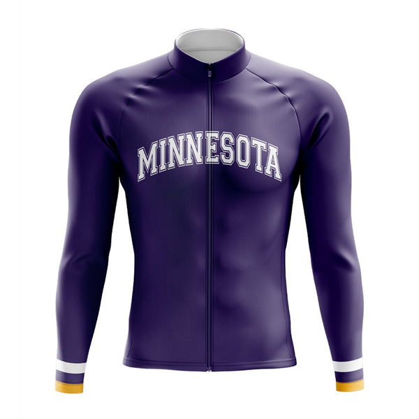 Minnesota Vikings Long Sleeve Cycling Jersey