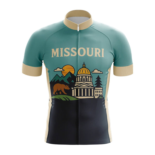 Cycling jersey with Missouri design 