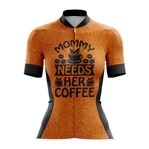 Mommy Needs Her Coffee Cycling Jersey