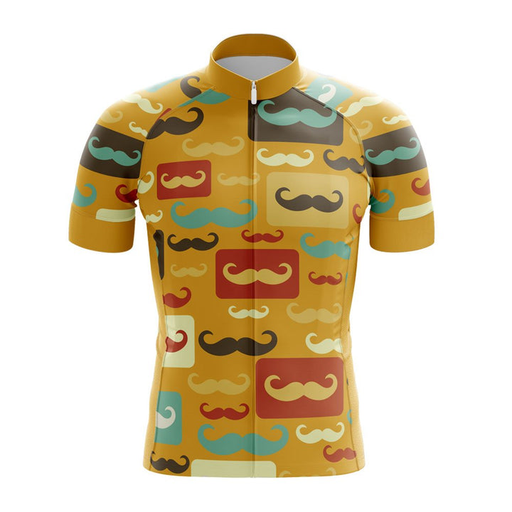 movember moustache cycling jersey