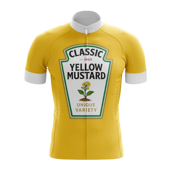 heinz yellow Mustard Cycling Jersey