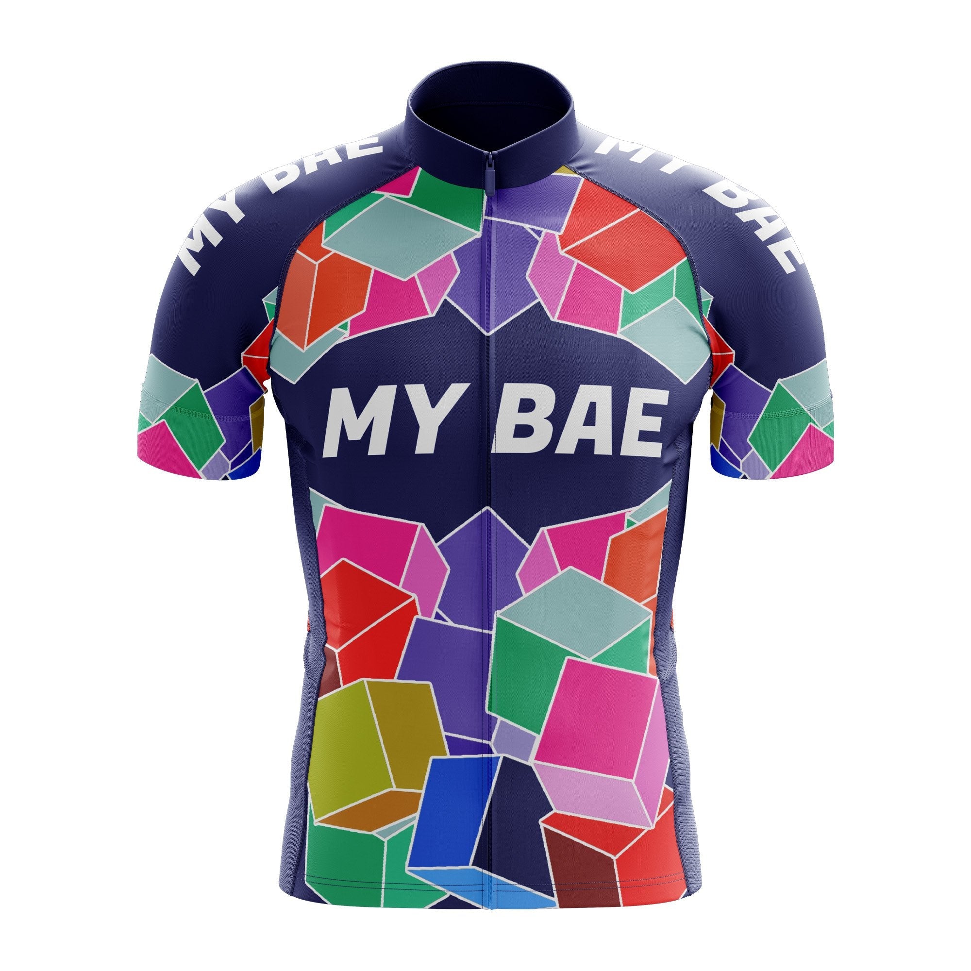 My Bae Retro Cycling Jersey Cool Dude Cycling