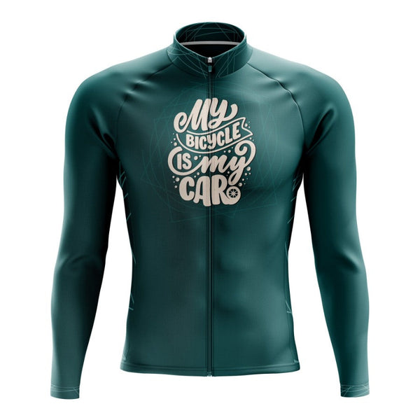 My Bicycle Is My Car Long Sleeve Cycling Jersey