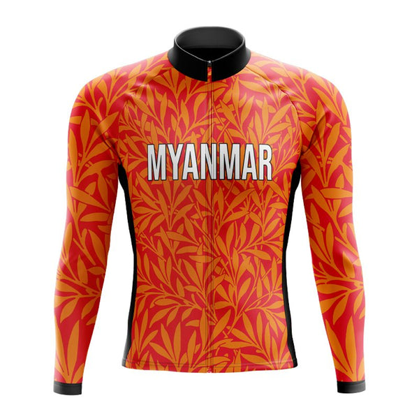 Myanmar Long Sleeve Cycling Jersey