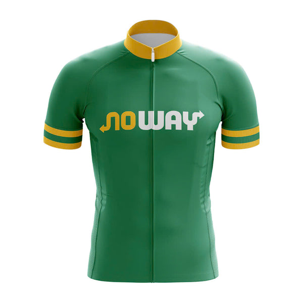 No Way Cycling Jersey light green subway 