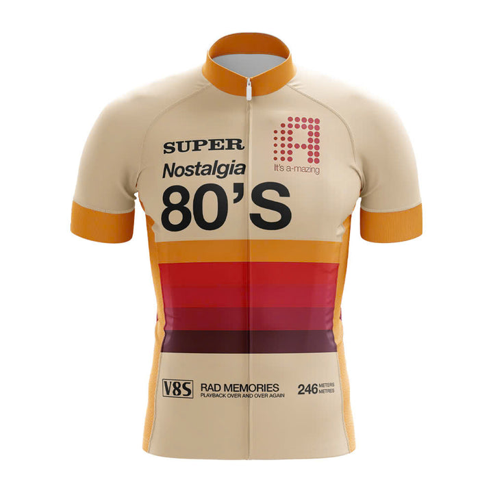 Nostalgia 80s Cycling Jersey
vhs retro