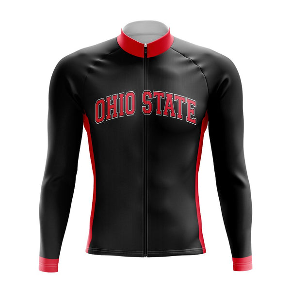 Ohio State Long Sleeve Cycling Jersey