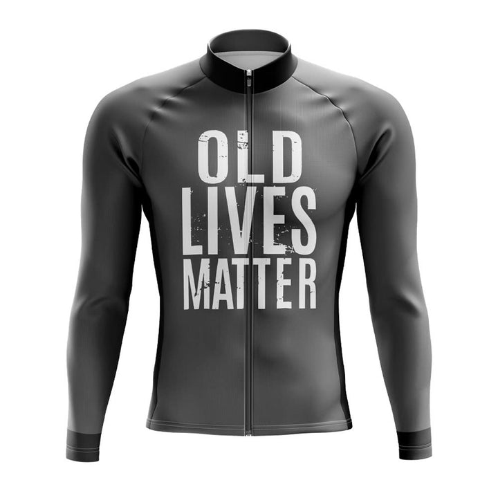 Old Lives Matter Long Sleeve Cycling Jersey