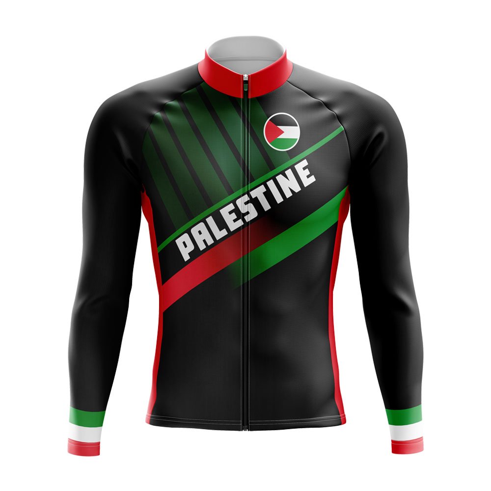 Palestine Long Sleeve Cycling Jersey – Cool Dude Cycling