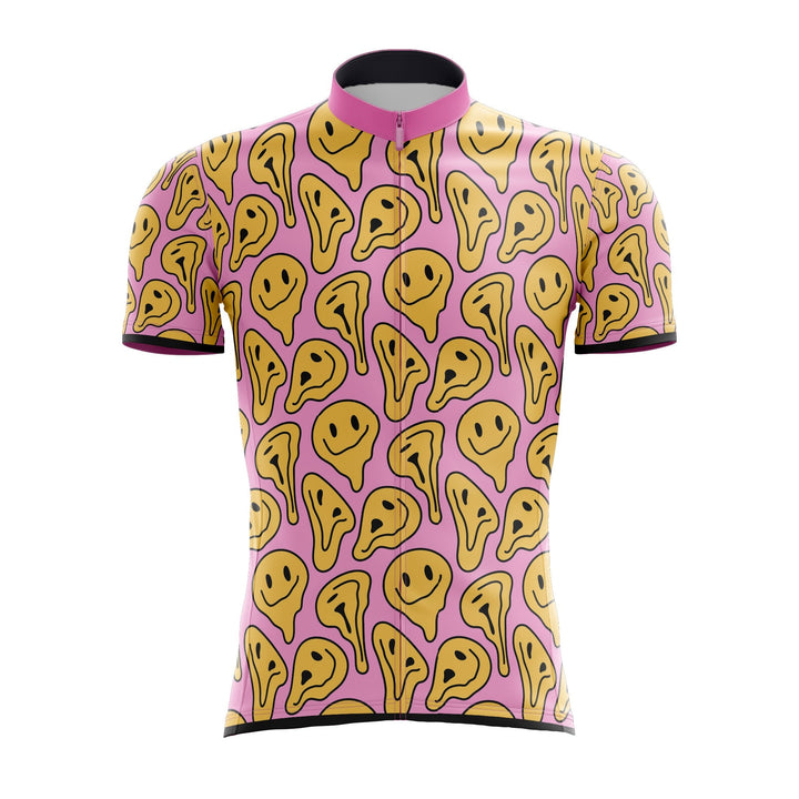 Pink & Yellow Cycling Jersey