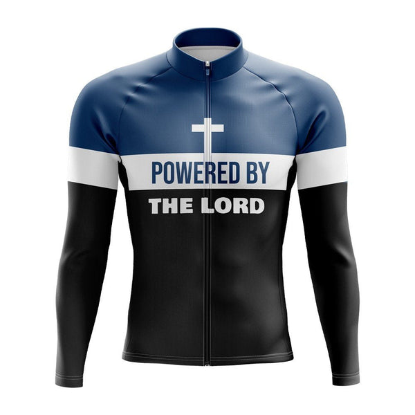Powered By The Lord Long Sleeve Cycling Jersey