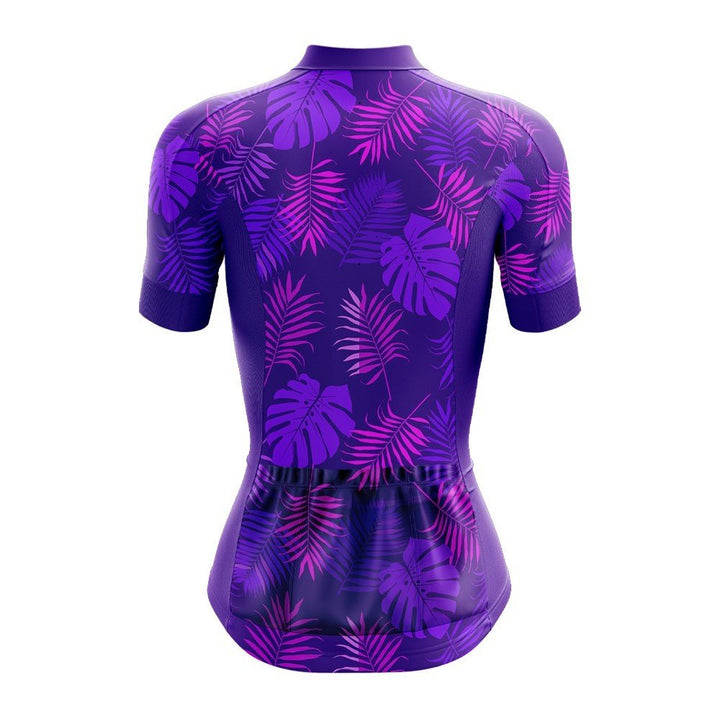 Purple Bloom Women's Cycling Jersey