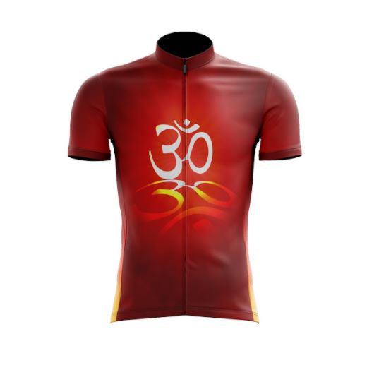 Red Om Cycling Jersey