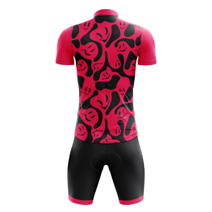 Red Smiley Cycling Kit