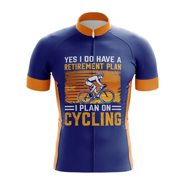 Retirement Plan mens Cycling Jersey

