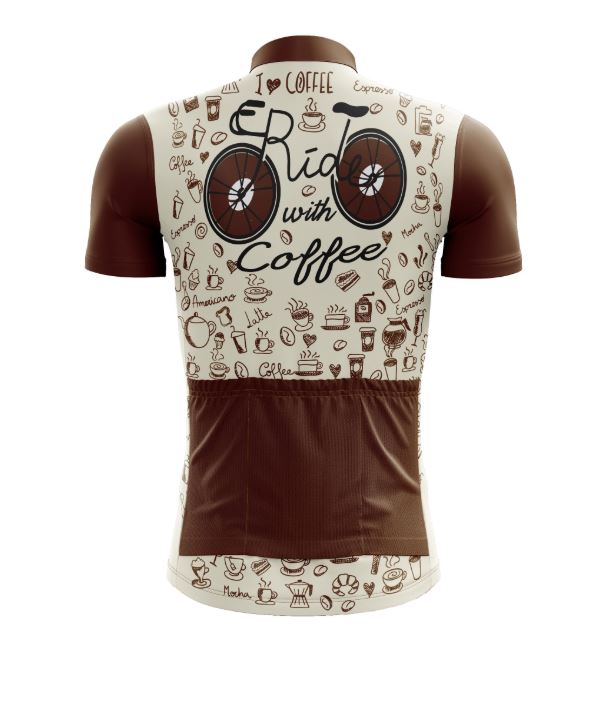 Ride With Coffee Cycling Jersey