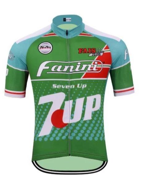 Seven Up 7up Retro Cycling Jersey - Cycling Jersey