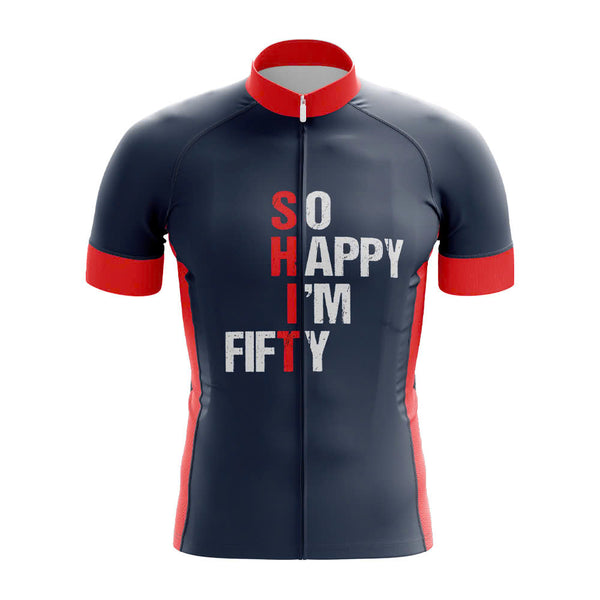 So Happy I’m 50 Cycling Jersey