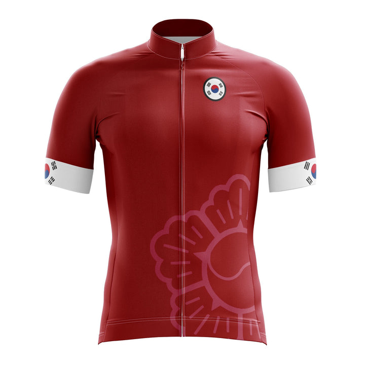 red korea cycling jersey